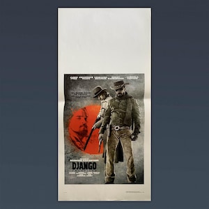 Poster Locandina Originale Django Unchained - Quentin Tarantino - 33X70 CM