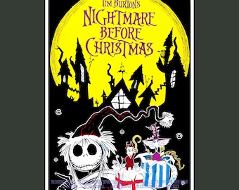 Film Poster Nightmare Before Christmans
