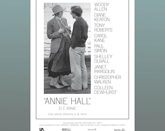Film Poster Re-edition Annie Hall - Woody Allen - 70x100 CM
