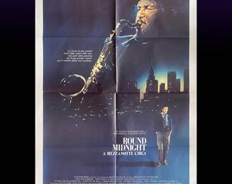 Originales Filmplakat Round Midnight – 1986 – 100 x 140 cm