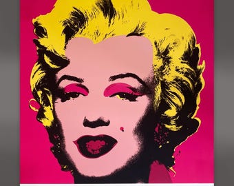 Andy Warhol Marilyn Monroe – Marilyn – 1967 – Hot Pink – Copyright 2013 The Andy Warhol Foundation 65 x 70 CM