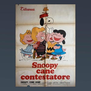 Original Movie Poster Snoopy Come Home - 1972 - Size 100x140 CM