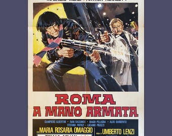 Original Movie Poster Roma A Mano Armata - The Tough Ones - Umberto Lenzi - 1976 - 100x140 CM