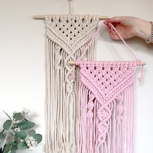 Macrame DIY KIT, Wall Hanging Kit-Beginner (RILEY), Craft, Learn, Easy, gift idea