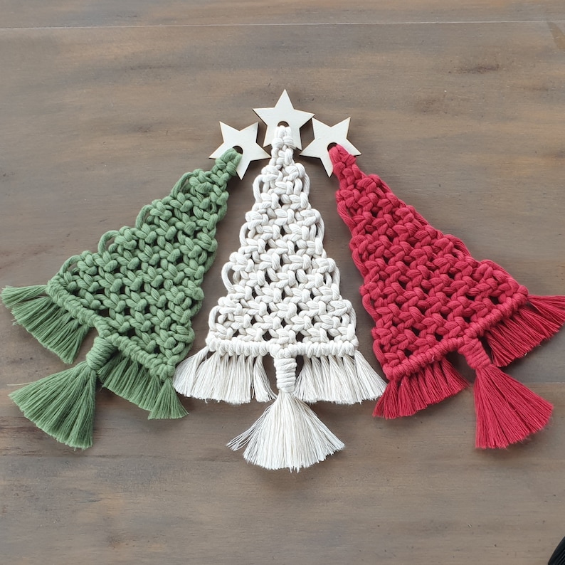 Macrame Pattern Christmas Tree Pattern/tutorial PDF Etsy