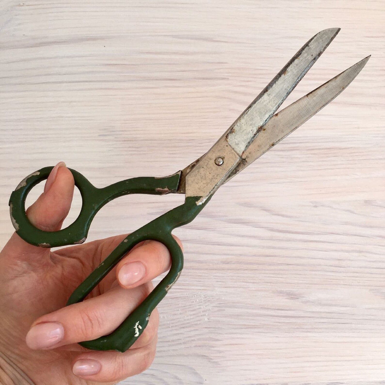 Vintage large scissors Antique metal scissors Old collectible Etsy