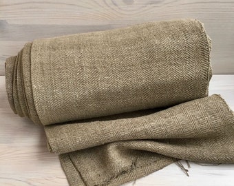 Antique Homespun Linen Cloth | Rough Hand Loomed Ukrainian Fabric