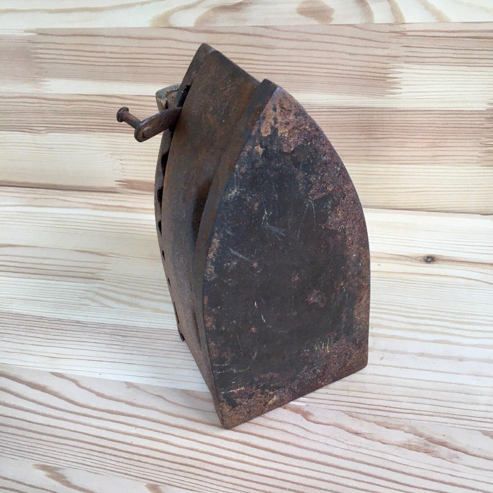 Antique Charcoal Iron Very Old Iron in Working Condition Etsy UK