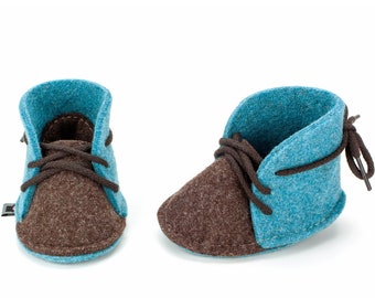 Kid's Wool Felt Slippers - Non-Slip, Handmade, High Quality, Size 5