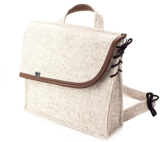 wool felt backpack