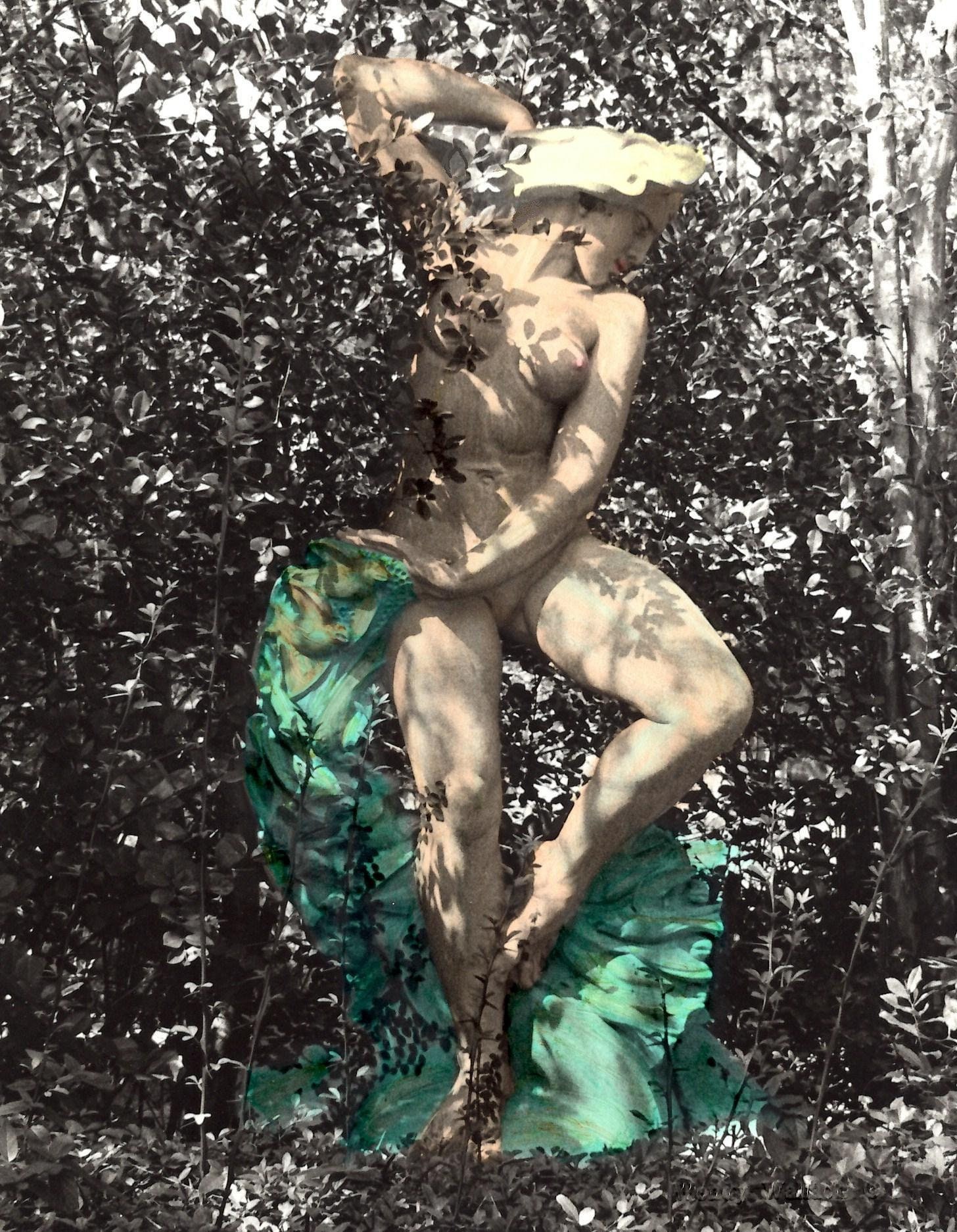 Lilith Beautiful Nude Lady in Woods Black and White Photo - Etsy