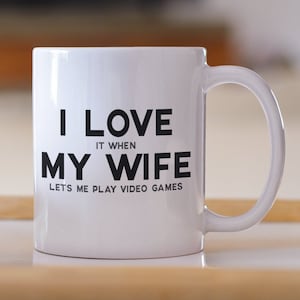Husband Gamer Gift, Video Game Mug, Christmas Gift for Men, Gift for Husband, Gaming Anniversary Gift Gaming Birthday Gift Gaming Coffee Mug
