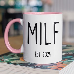 New Mom Gift Est 2024 Mug Expecting Mother First Time Baby Gifts Baby Shower Gifts First Mothers Day Present MILF Congratulations Coffee Mug