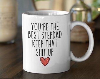 Gift for step dad, step dad gifts, funny step dad gift, step dad mug, best step dad, step dad gift idea, best step dad birthday, fathers day