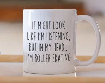 Tasse de patinage à roulettes : cadeau de café amusant pour les patineurs