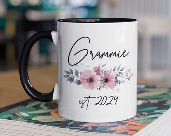 Grammie Est. 2024 Coffee Mug: Pregnancy Announcement Gift