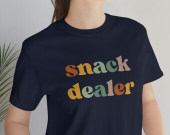T-shirt pour maman vendeur de snacks : t-shirt rétro drôle pour la fête des mères
