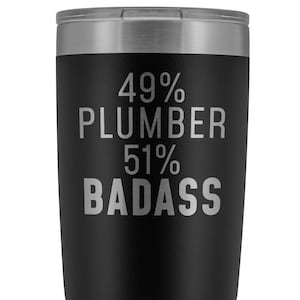 Cadeau plombier, gobelet plombier, cadeau plombier pour homme, cadeau pour femme, cadeaux plomberie, idée cadeau drôle de plombier, cadeau bâillon plombier, tasse plomberie