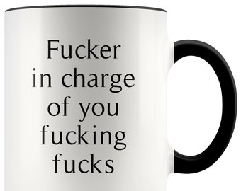 Funny Boss Ceramic Coffee Mug, Office Gag Gift