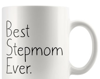 Stiefmutter Geschenk Einzigartige Stiefmutter Geschenk Beste Stiefmutter Ever Tasse Stiefmutter Muttertagsgeschenk für Stiefmutter Geburtstagsgeschenk Stiefmutter Geschenk Kaffeetasse Teetasse