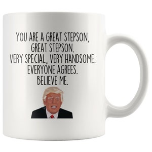 Stepson gifts, stepson mug, funny stepson gift, gifts for stepson, gift from stepdad or stepmom, step son gift, best stepson, stepson bday
