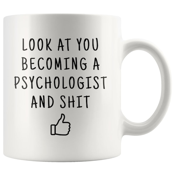 Psychology Major Gift, New Psychologist, Psychologist Mug, Psychology Graduation Gift, Psychology Graduate, Psychology Grad BA degree