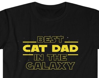 Cat Gift Men Gifts for Cat Lovers Best Cat Dad Ever T-Shirt Cat Dad T Shirt Father's Day Gift for Cat Dad Tee Pet Owner Cat Rescue Gift