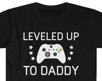 New Dad Gift - New Daddy, Leveled Up To Daddy, First Fathers Day Gift, New Father Gift, Dad To Be, Future Dad First Baby Gift Fatherhood