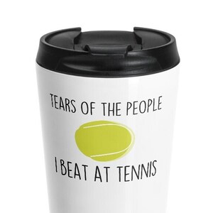 Tennis Gifts Tennis Travel Mug Tennis Gift for Women Tennis Gift for Men Tennis Coach Gift Tennis Gift Idea Tennis Coffee Mug Tennis Captain