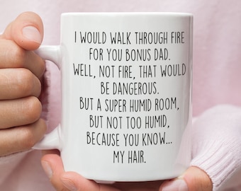 Funny Bonus Dad Mug: Stepdad Gift from Stepdaughter