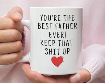 Taza divertida para papá, regalo para el día del padre de la hija, regalo de cumpleaños para papá, regalo divertido para papá, taza de café para papá, taza para el día del padre, regalo de hija a papá