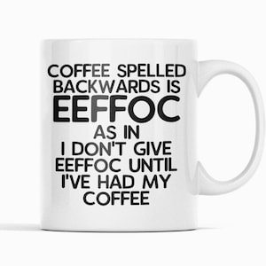 Funny Coffee Mug Friend Gift Christmas Birthday Funny Gag Gift Idea Office White Elephant Coworker Job Gifts Funny Tea Cup for Men and Women