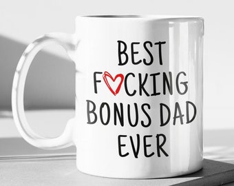 Bonus Dad Gifts, Fathers Day Gift, Gift for Stepdad, Stepdad Coffee Mug, Bonus Dad Present, Best Stepdad Ever, Funny Bonus Dad Gift