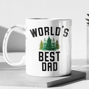 Dad Mug, Best Dad Ever, World&#39;s Best Dad, Gift from Daughter, Fathers Day Gift, Present for Dad Christmas, Dad Birthday Mug, Dad Coffee Mug