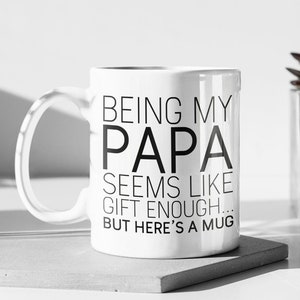 Papacadeaus, papamok, beste papa ooit, vaderdagcadeau, grappig cadeau papa, cadeau papa, verjaardagscadeau papa, kerstcadeau papa, cadeau voor papa koffiemok