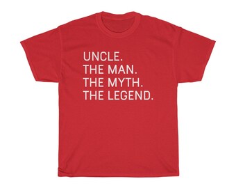 Tstars 'Uncle The Man The Myth The Legend' Men's Long Sleeve T-Shirt – Funny Gift For Uncle 4 thumbnail image
