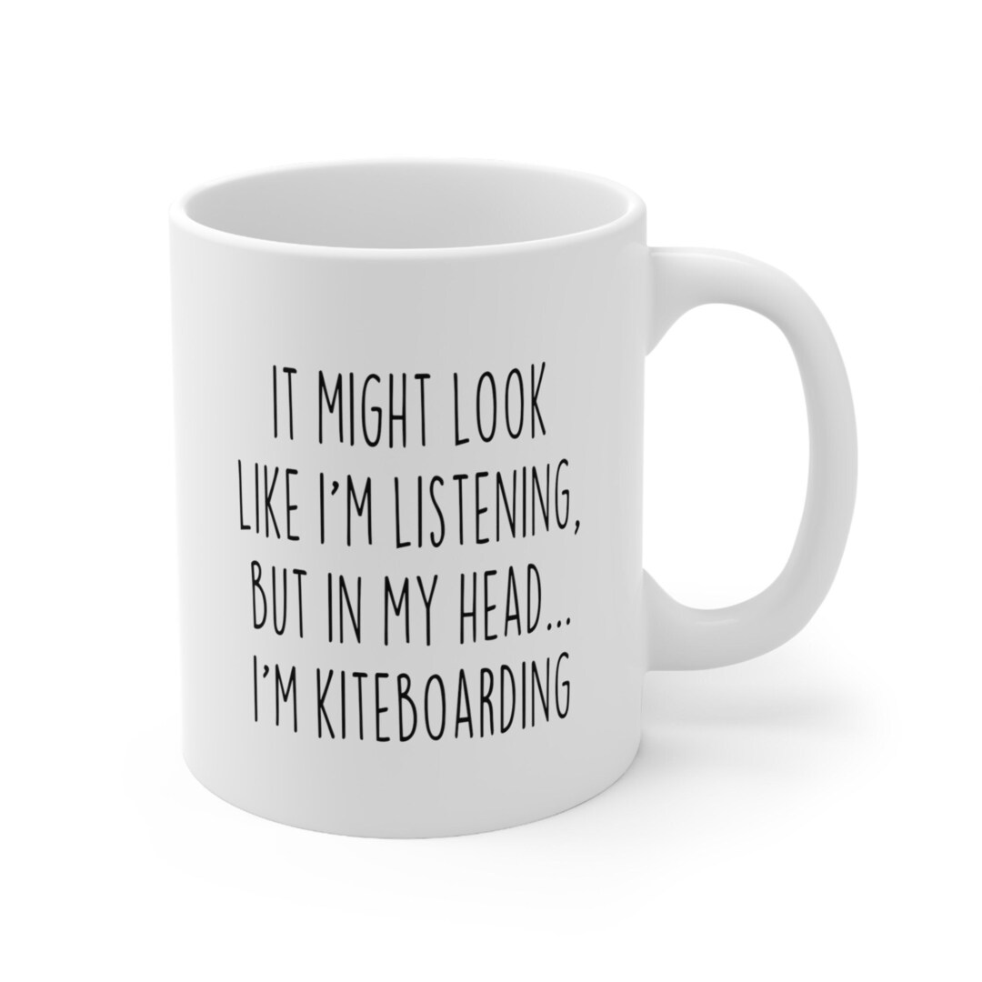 Kiteboard Gifts Kiteboarding Mug Kiteboarding Gift Coffee Etsy
