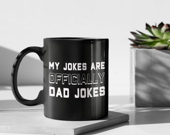 New Dad Mug Pregnancy Announcement To Husband My Jokes Are Officially Dad Jokes New Dad Gift First Time Dad Gift First Fathers Day Gift