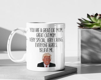Funny Cat Mom Coffee Mug: Novelty Gag Gift, 11oz Ceramic