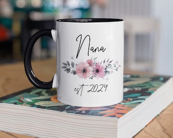Nana Est. 2024 Coffee Mug: Pregnancy Announcement Gift