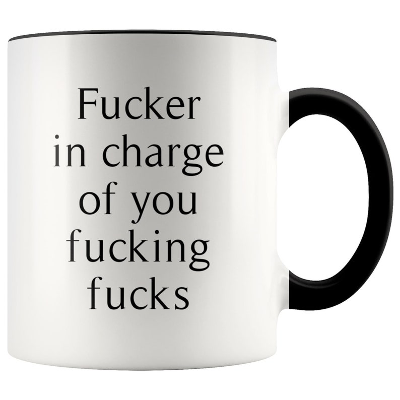 Funny Boss Ceramic Coffee Mug, Office Gag Gift Black