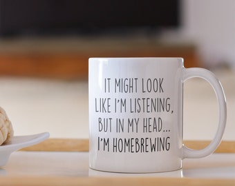 home brew gift, home brew mug, sarcastic funny mug, homebrew gifts, homebrew mugs, gift for him, gift for men