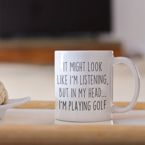 Golfing gift, gift for men, gift for golfer, golf gift idea, gift for him, gift for dad, gift for grandpa, sarcastic funny mug, golf mug cup
