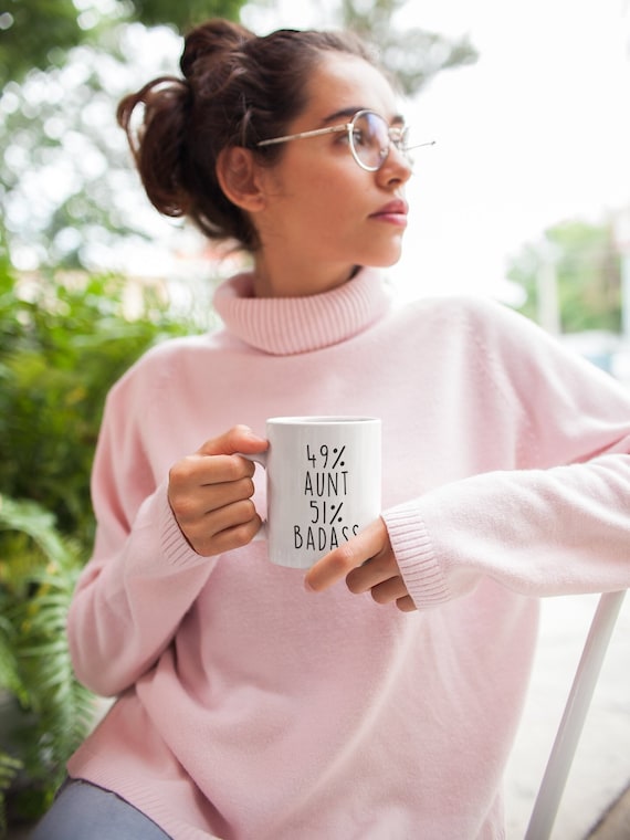 Aunt Gift Idea, Aunt Christmas Gift, Aunt Birthday Gift, Aunt Gifts, Funny Gag Gift, Gift for Aunt, Aunt Coffee Mug, Aunt Mugs, Baddass Aunt