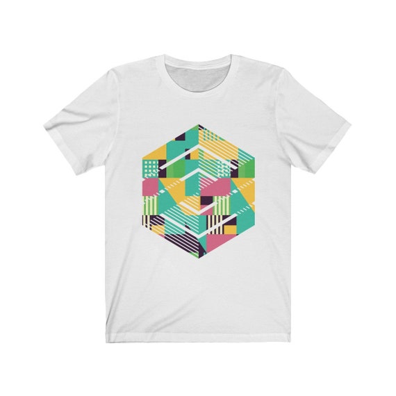 Modern Graphic Tee, Geometric Shirt, T Geometric - Abstract Tee, Graphic Women T-shirt Hipster Geometric Tshirt, Design and Etsy Tees, Men Shirt