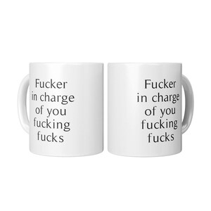 Funny Boss Ceramic Coffee Mug, Office Gag Gift White