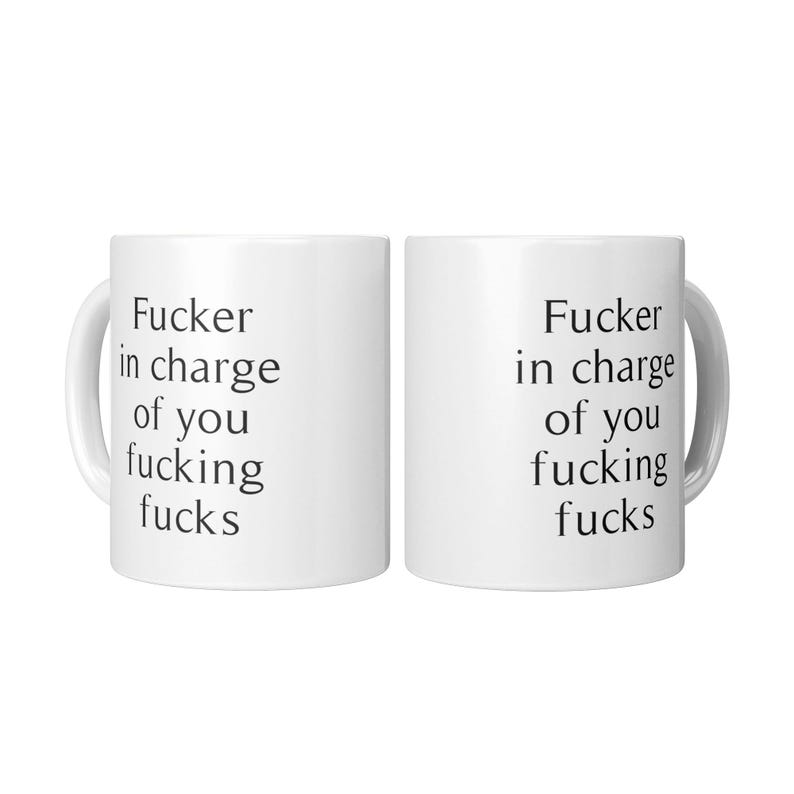 Funny Boss Ceramic Coffee Mug, Office Gag Gift White