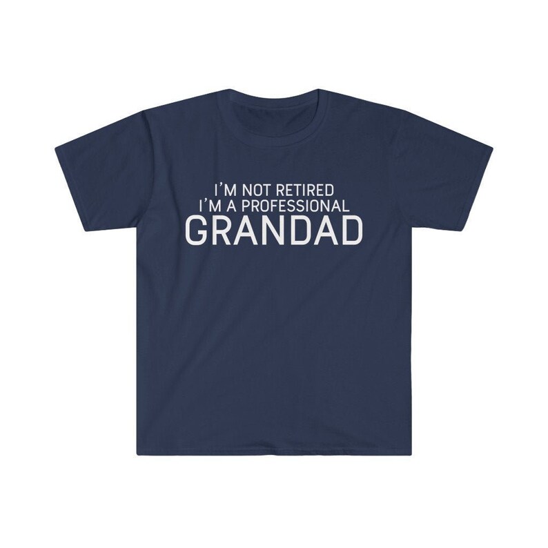 Funny Grandad T-Shirt: Professional Grandad Gift Navy