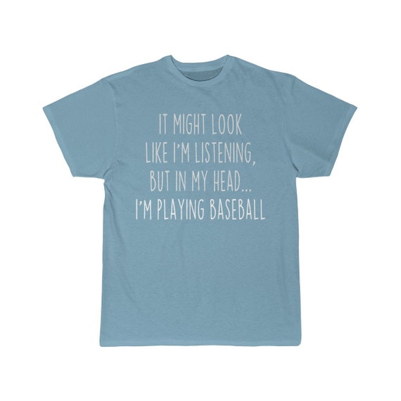 T-shirt Humoristique Baseball Astronaute - Unisexe Adulte, Toutes Tailles, Personnalisable, Noir, 100% Coton