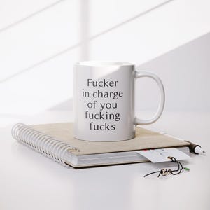 Funny Boss Ceramic Coffee Mug, Office Gag Gift image 2